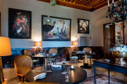 Bar lounge, Château de Siran · Restaurant Gastronomique Hérault · Table et Lounge 