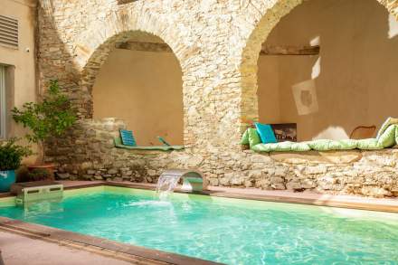 Piscine, Château de Siran · Hôtel Spa Hérault · Massage Hérault